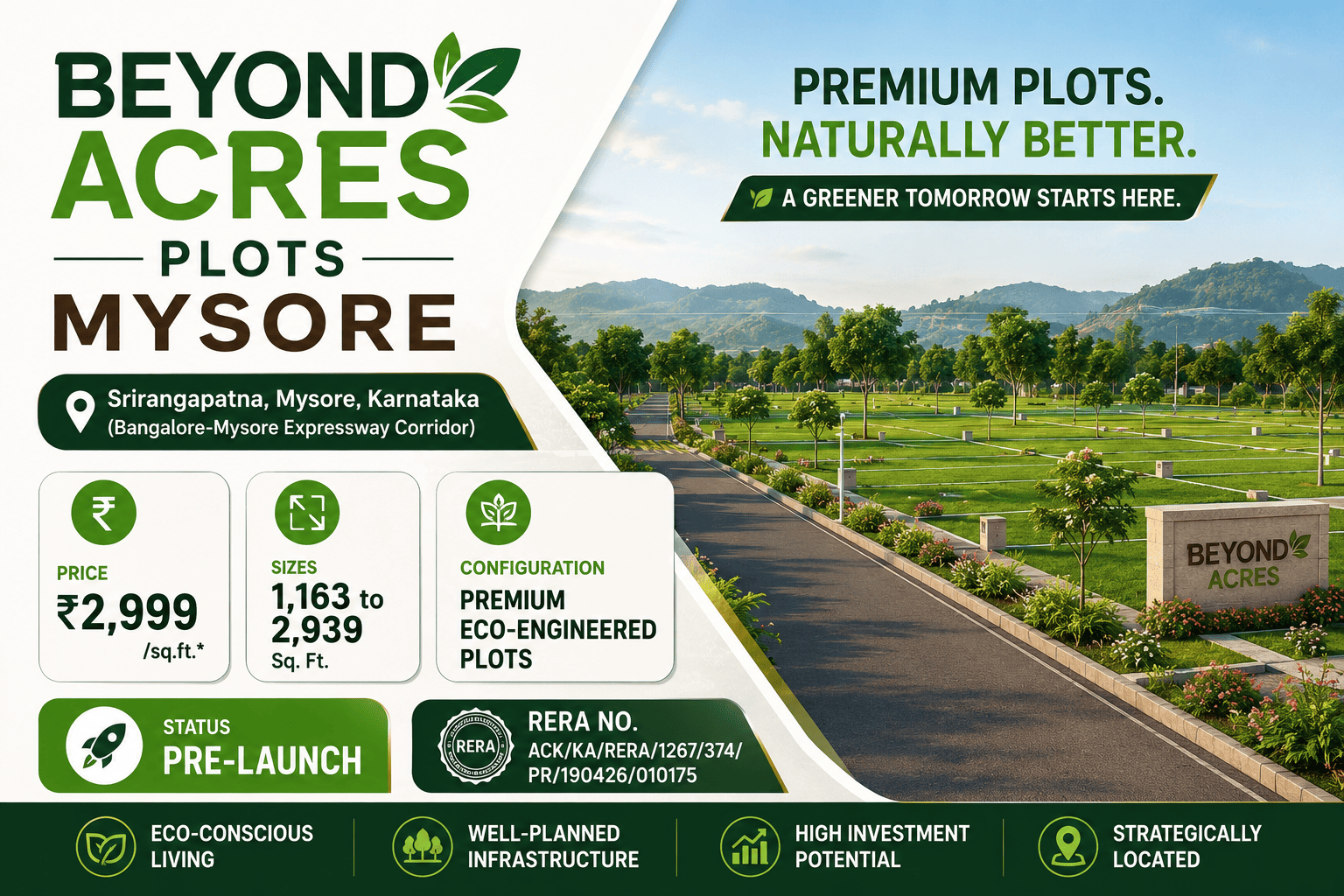 Beyond Acres Plots Mysore - Premium Eco-Engineered Plots